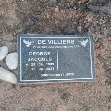 VILLIERS George Jacques, de 1939-2023