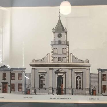 Western Cape, CAPE TOWN, City Centre, Strand Street, Evangelical Lutheran church, Memorials