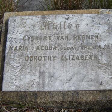 MULLER Gysbert van Reenen :: MULLER Maria Jacoba nee SPENGLER :: MULLER Dorothy Elizabeth