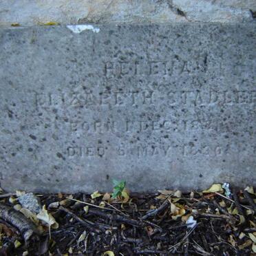 STADLER Helena Elizabeth 182?-1830