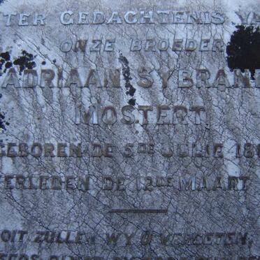 MOSTERT Adriaan Sybrand 1863-1926