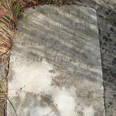 MOSTERT Alida J.D. 1854-1854