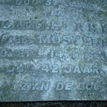 MOSTERT Isabella P.H.F. nee MOSTERT -1873