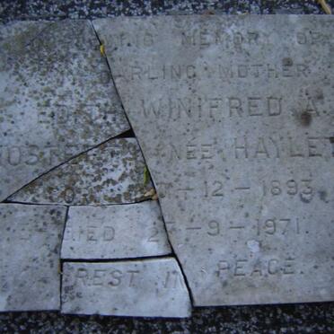 MOSTERT Edith Winifred Mostert nee HAYLETT 1893-1971