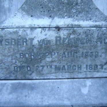 KOTZE Gysbert van Reenen 1868-1883