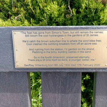 Western Cape, CAPE TOWN, Muizenberg, Het Posthuys Museum, Memorial plaque