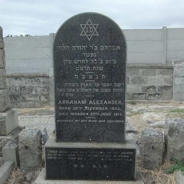 ALEXANDER Abraham 18?2-1919