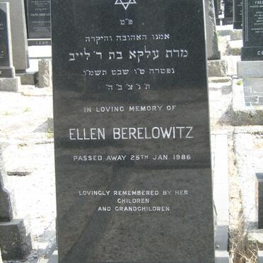 BERELOWITZ Ellen -1986