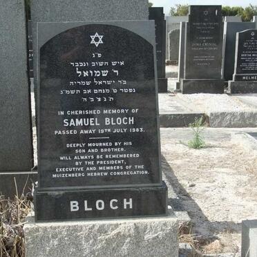 BLOCH Samuel -1983