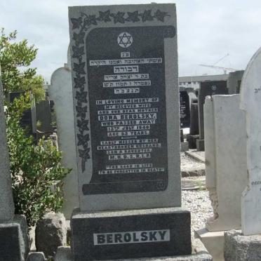 BEROLSKY Dora -1940