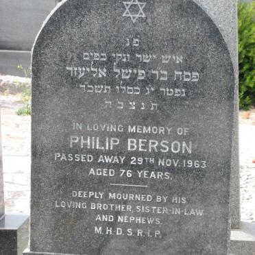 BERSON Philip -1963