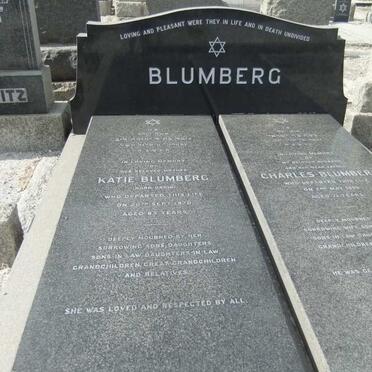 BLUMBERG Charles -1950 &amp; Katie -1970