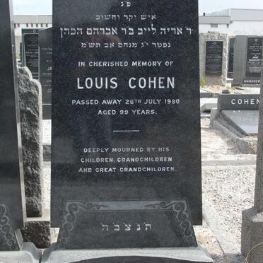 COHEN Louis -1980