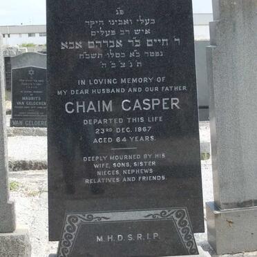 CASPER Chaim -1967