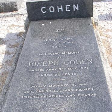 COHEN Joseph -1973