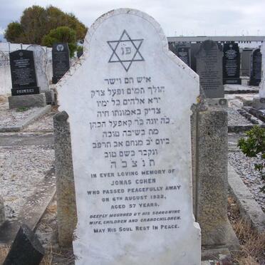 COHEN Jonas -1922