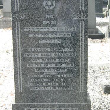 DAVIDSON Betty Beile -1956