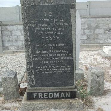 FREDMAN Harris -1922