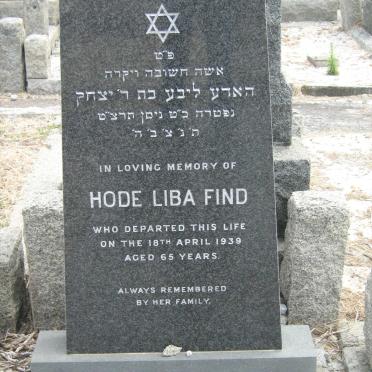 FIND Hode Liba -1939