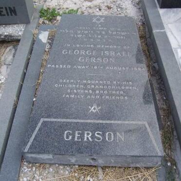 GERSON George Israel -19?4