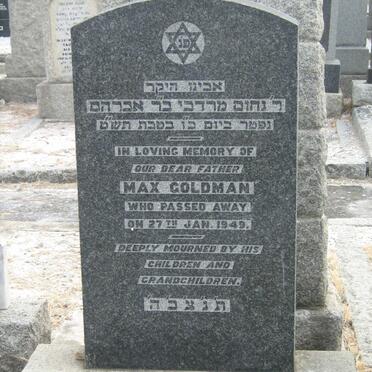 GOLDMAN Max -1949