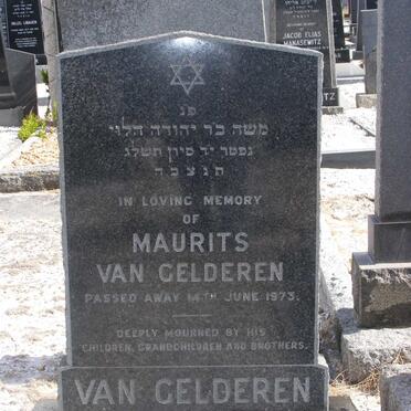 GELDEREN Maurits, van -1973