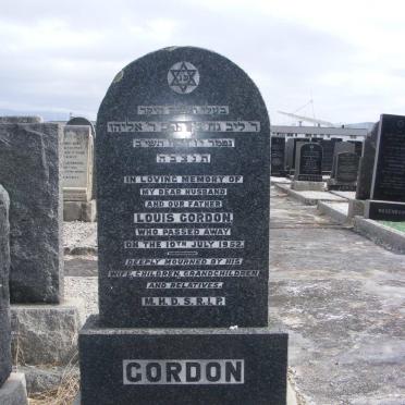 GORDON Louis -1952