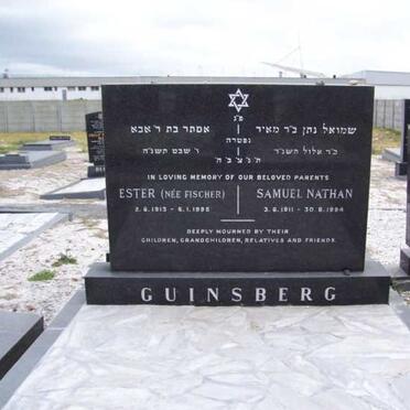 GUINSBERG Samuel Nathan 1911-1994 &amp; Ester FISCHER 1913-1995