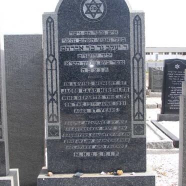 HERSHLER Jacob Gaad -1951