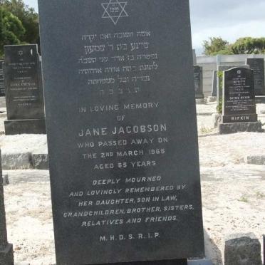 JACOBSON Jane -1965