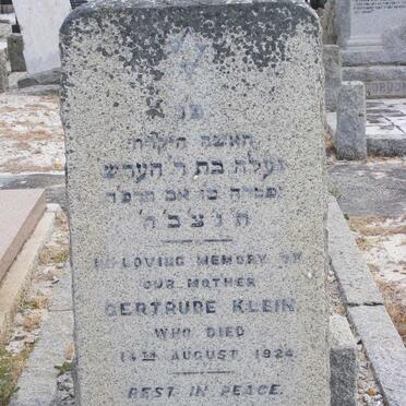 KLEIN Gertrude -1924