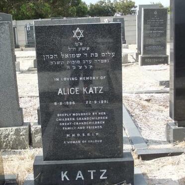 KATZ Alice 1896-1991