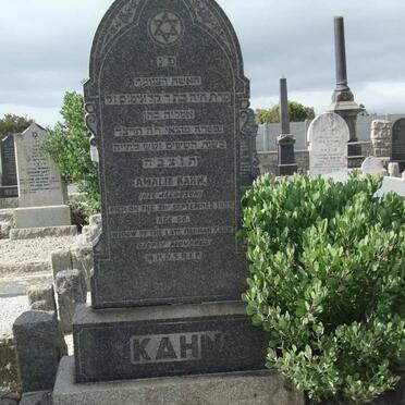 KHAN Amalie nee  JACOBSON -19?3