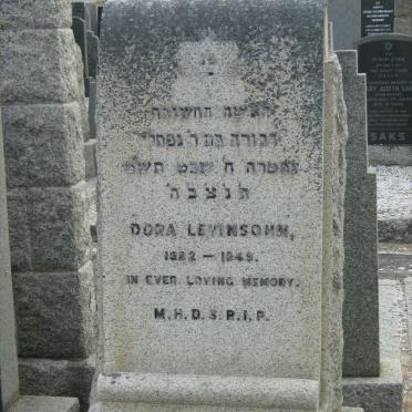 LEVINSOHN Dora 1882-1949