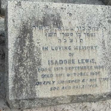 LEWIS Isadore 1894-1946
