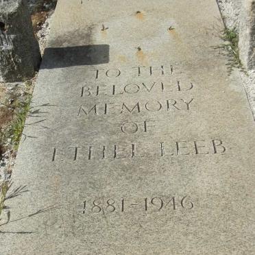 LEEB Ethel 1881-1946