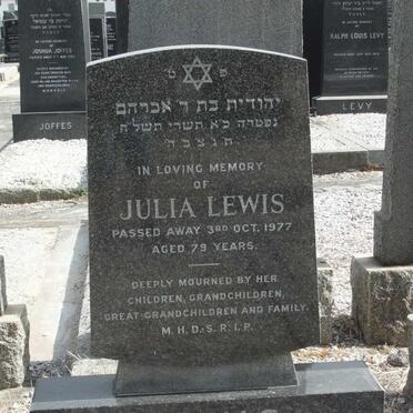 LEWIS Julia -1977