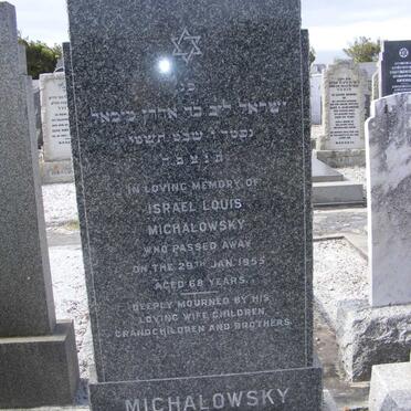 MICHALOWSKY Israel Louis -1955