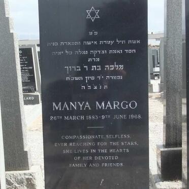 MARGO Manya 1883-1968
