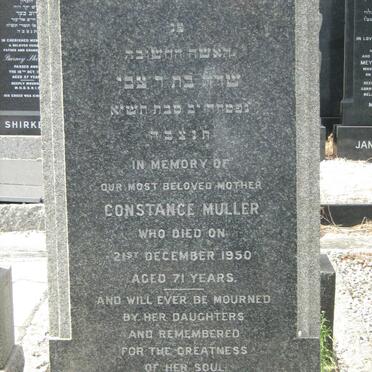 MULLER Constance -1950