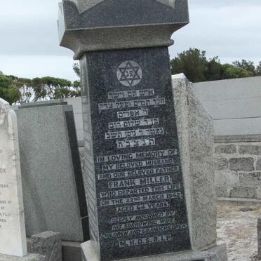 MILLER Frank -1942 &amp; Kate -1958