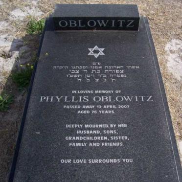 OBLOWITZ Phyllis -2007