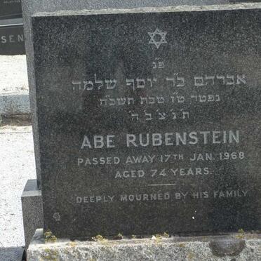 RUBENSTEIN Abe -1968