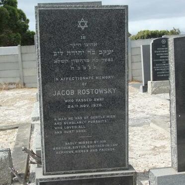 ROSTOWSKY Jacob -1970