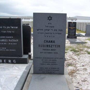 RUBINSZTEIN Chana -19?4