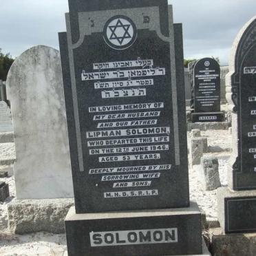 SOLOMON Lipman -1946