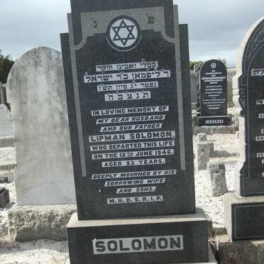 SOLOMON Lipman -1946