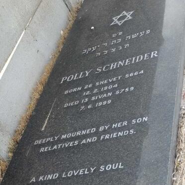 SCHNEIDER Polly 1904-1999
