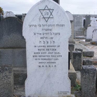 SETZEN Ruth 1906-1921