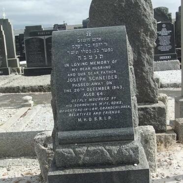 SCHNEIDER Joseph -1943